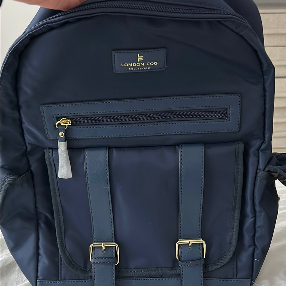 NWT London Fog Navy Backpack for Men